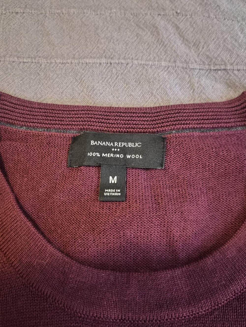 Banana Republic 100% Merino Sweater (Medium, Red)